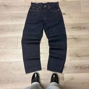 LEVIS big E 568 Stay Loose Baggy Jeans in dark indigo #streetwear #90’s #premium